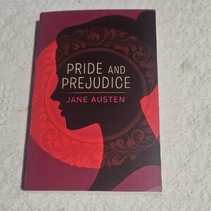 Pride and Prejudice Book with Red and Black Cover